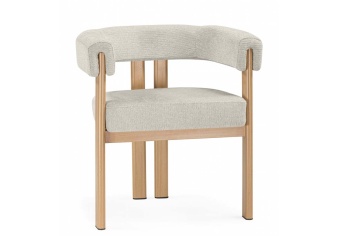 Стул на металлокаркасе Selma из велюра