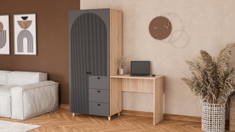 Шкаф со столом Вивьен 4 BMS