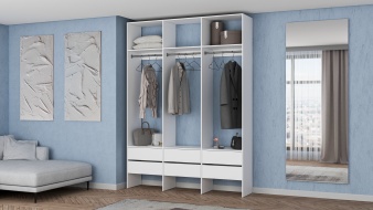 Высокий Стеллаж для одежды Мирта 55 BMS