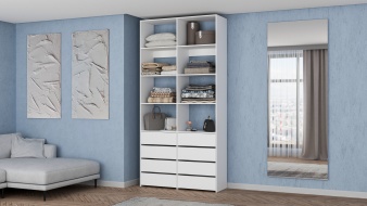 Стеллаж для одежды Мирта 40 BMS в рассрочку