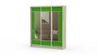 Шкаф-купе Леста BMS с вертикальными вставками