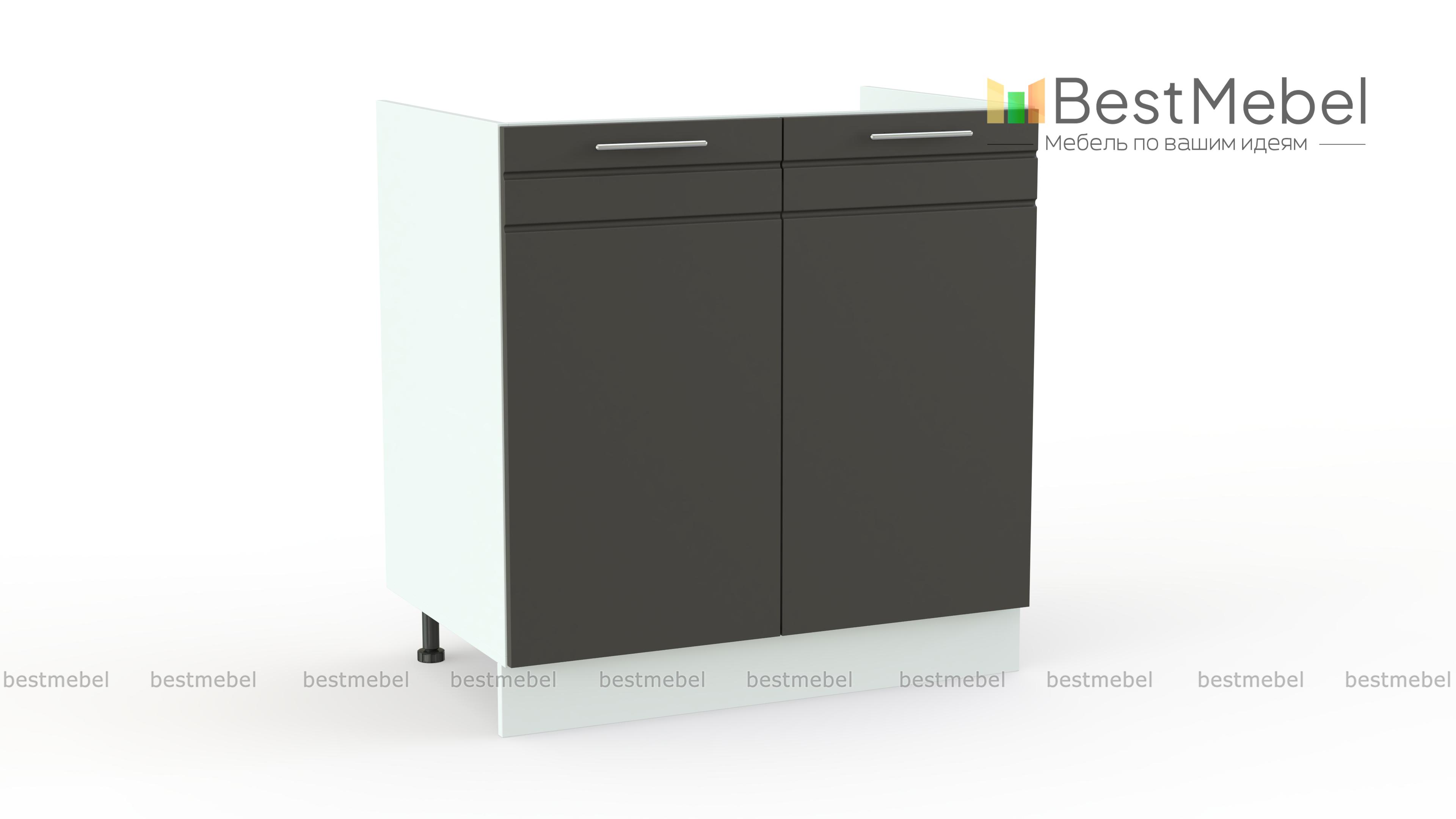 Стол 2-х дв. Олимпия  под мойку BMS - Фото