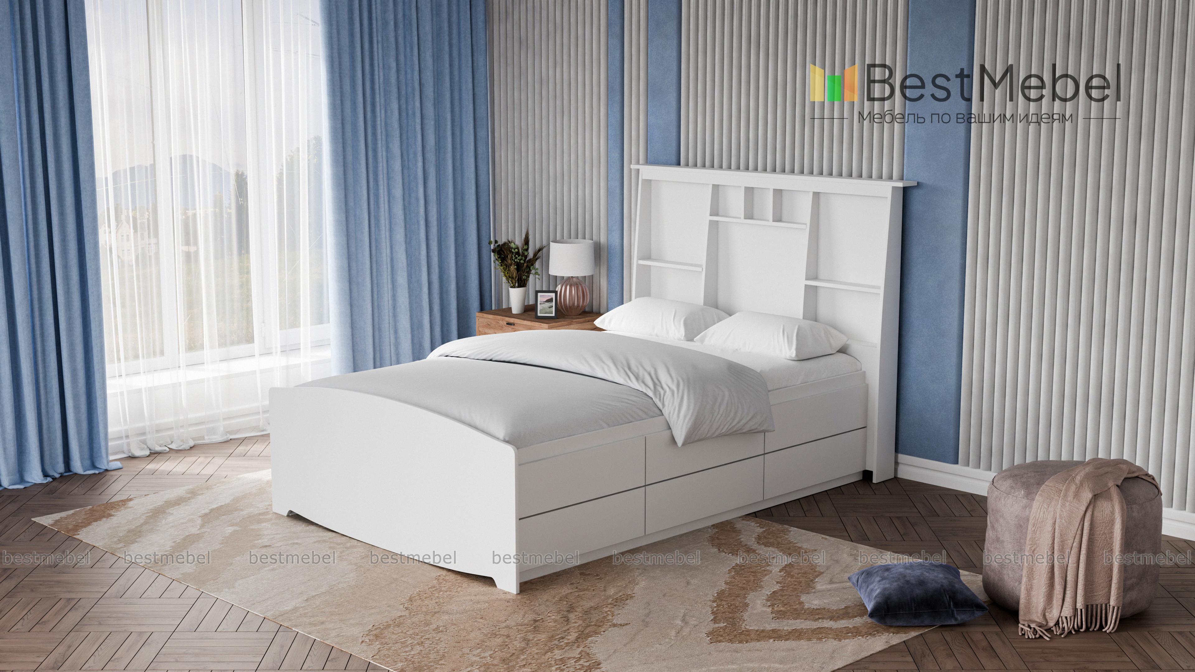 Кровать с ящиком Фанни 9 BMS - Фото