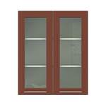 Шкаф верхний витрина двухдверная Ирен BMS - Фото 2