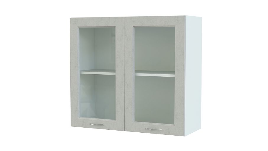 Шкаф верхний высокий Гарда стекло BMS - Фото