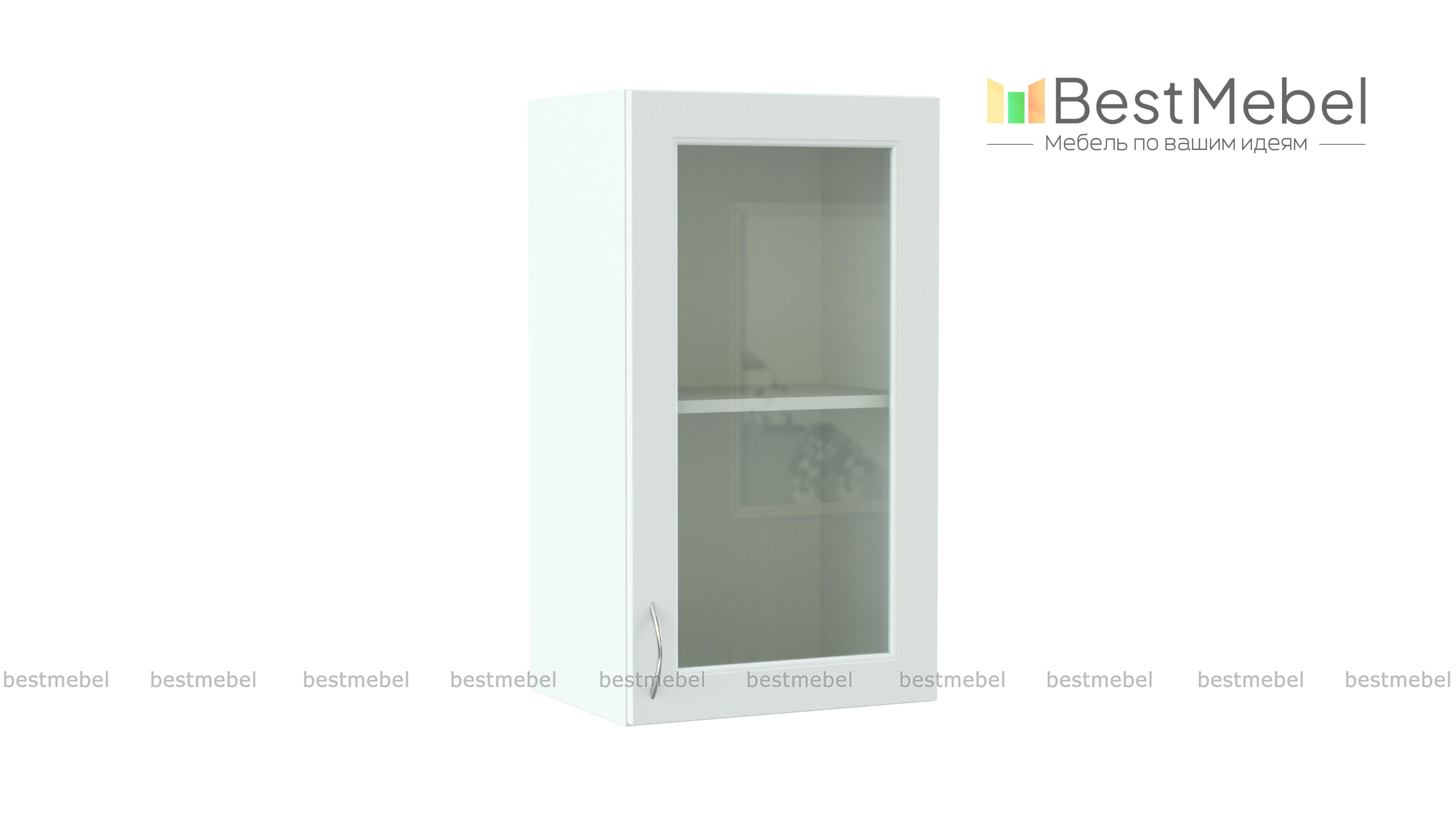 Шкаф-витрина Николь 1 дверь BMS - Фото