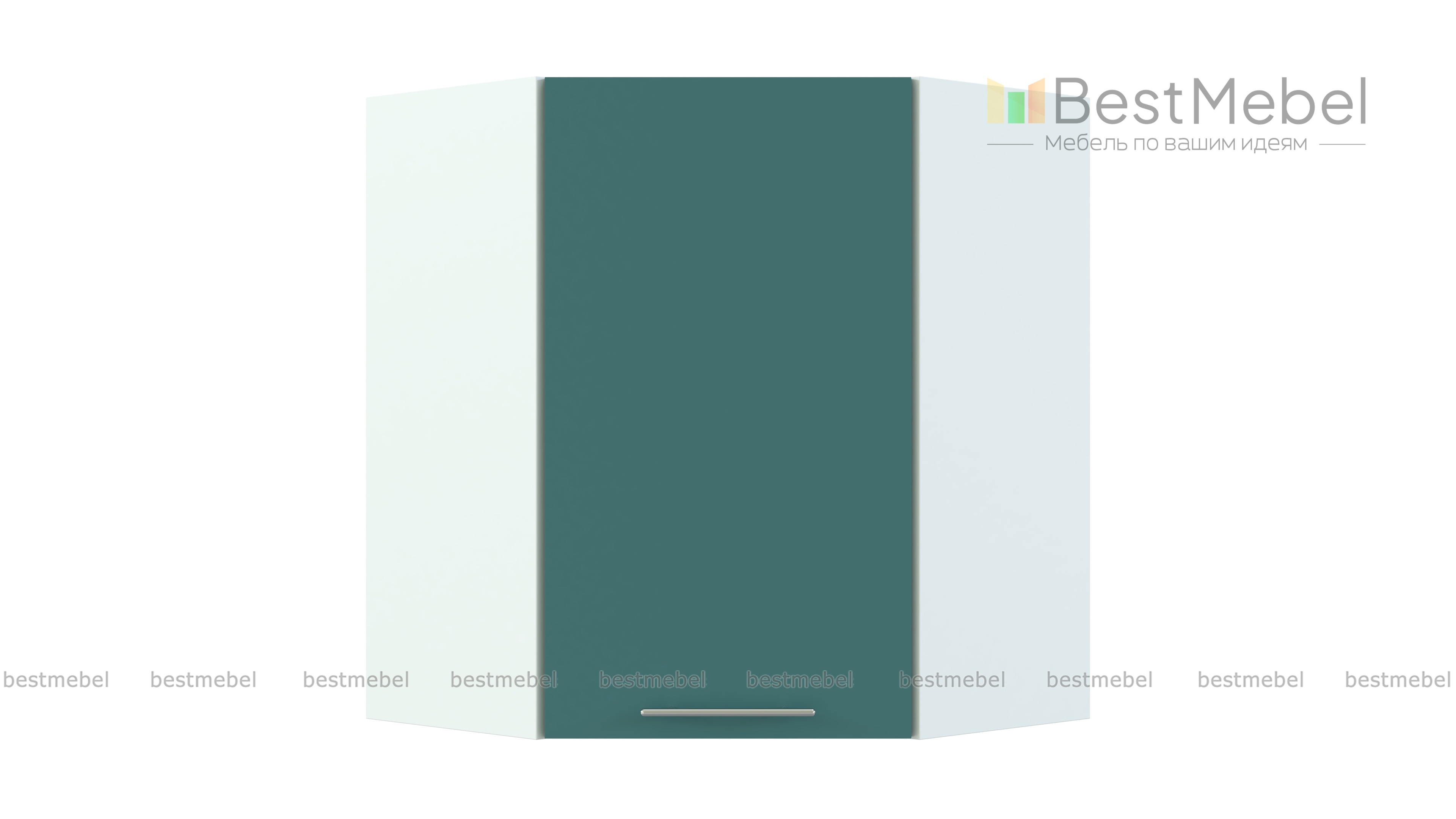 Шкаф верхний угловой Vento 8 BMS