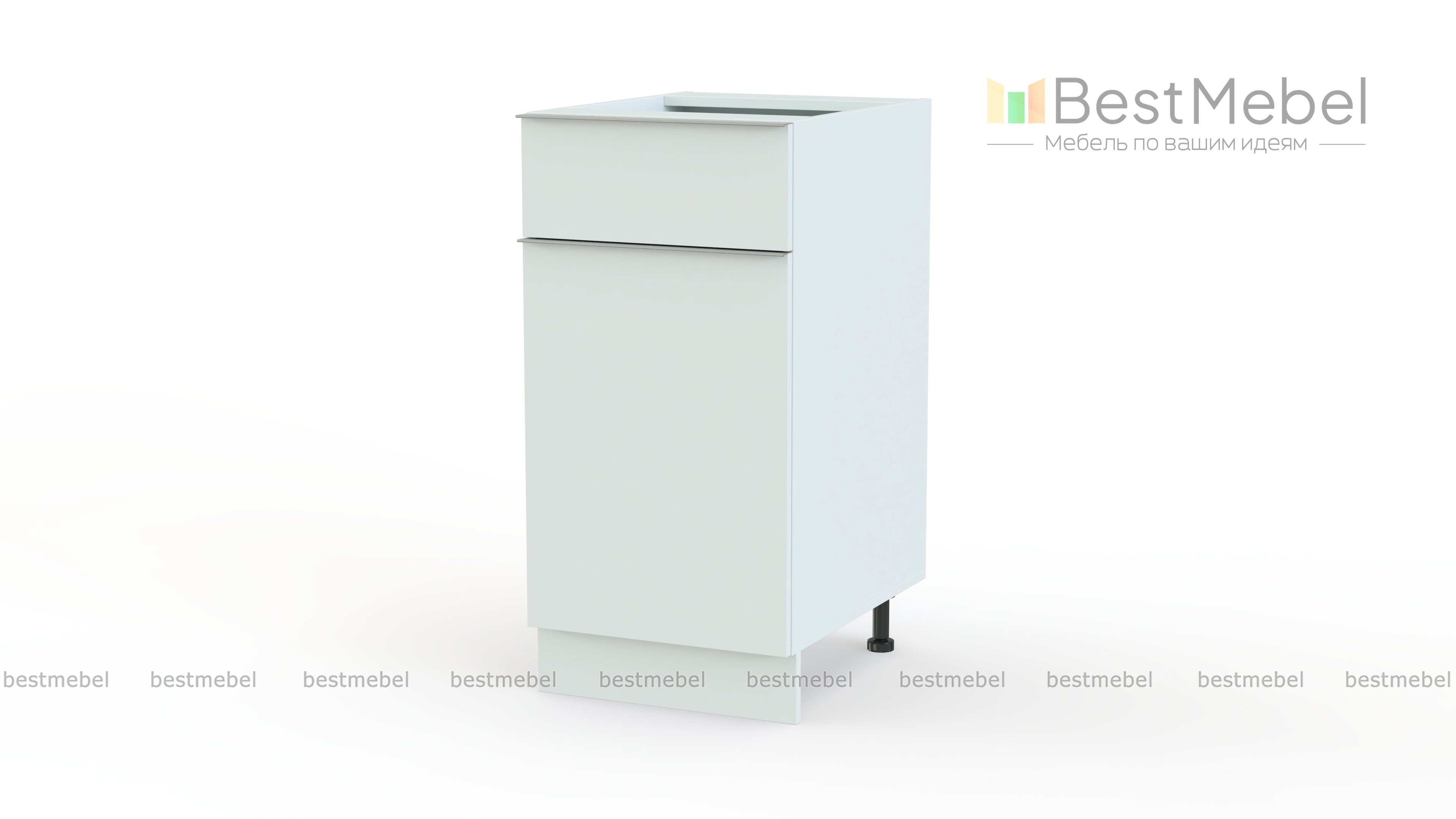 Шкаф нижний с 1-ой дверцей и ящиком Фьюжн BMS