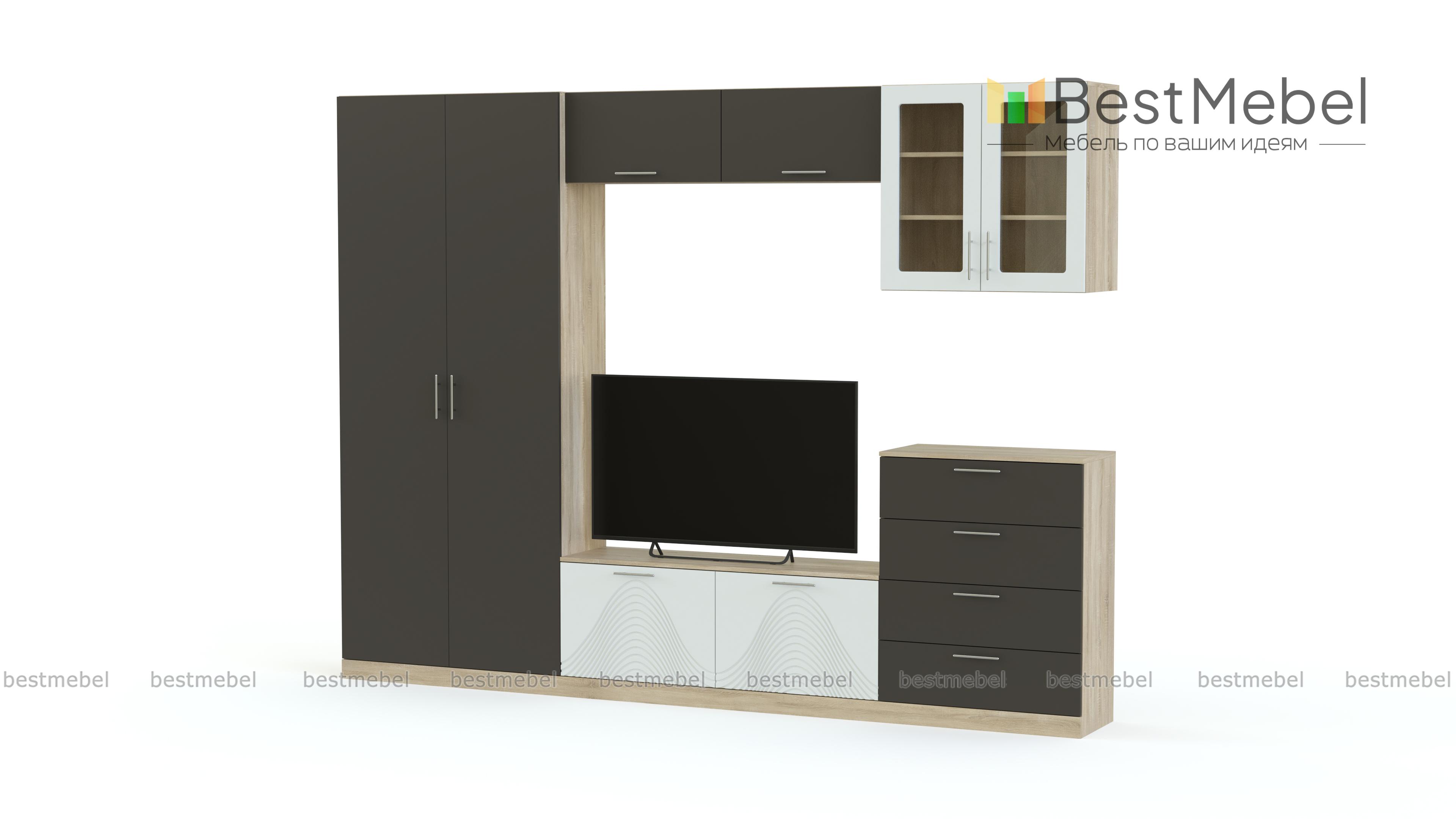 Стенка Вельвет 22 BMS - Фото