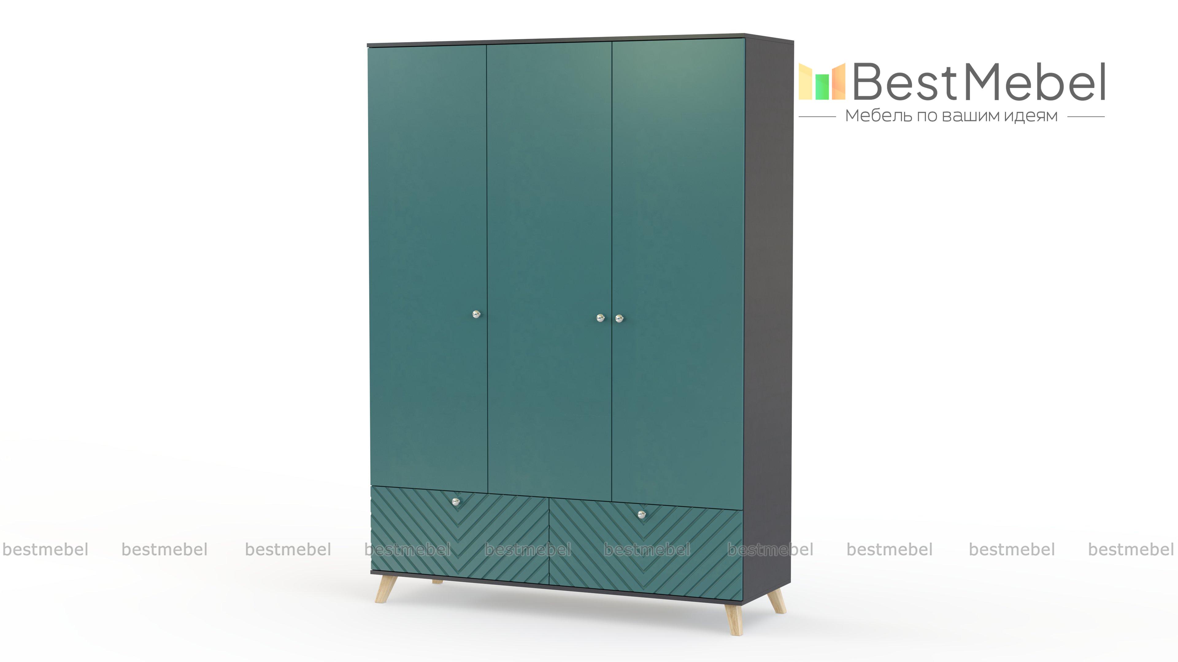 Шкаф распашной Хобарт 22 BMS - Фото