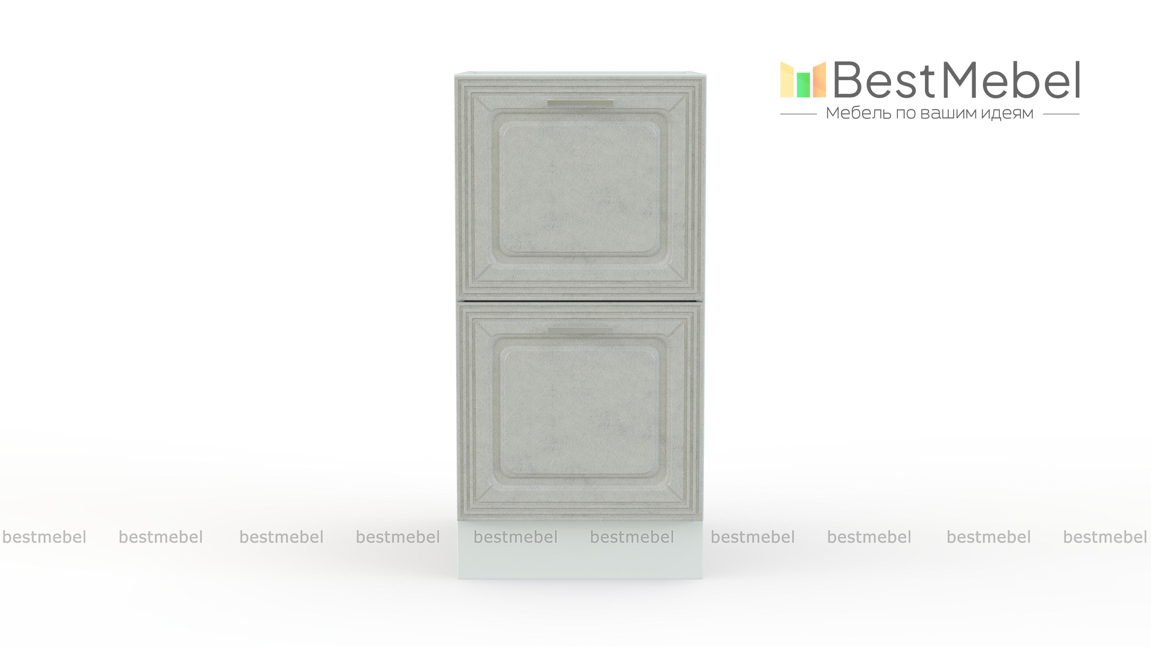 Шкаф нижний с 2-мя большими ящиками Ника BMS - Фото