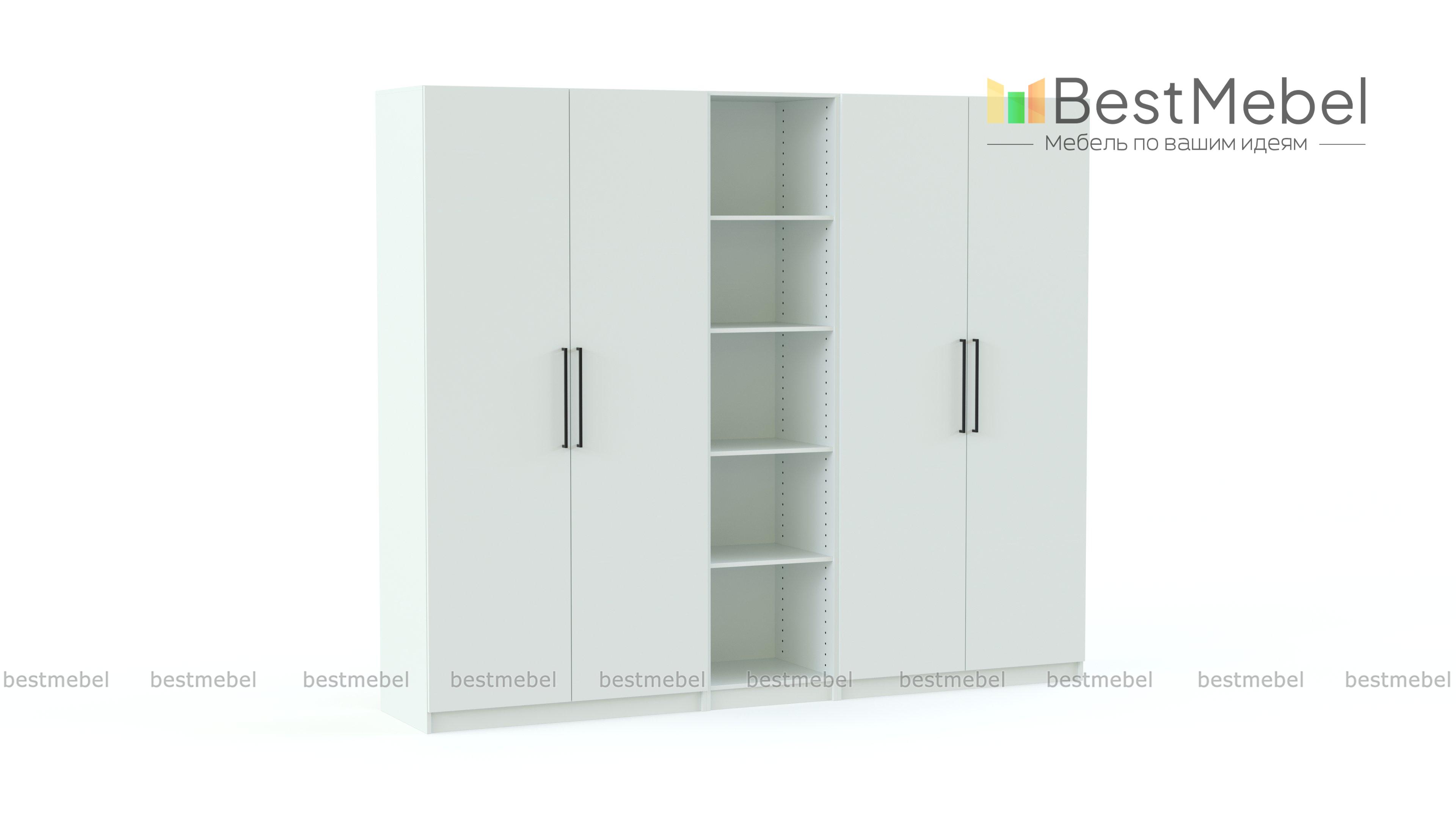 Шкаф распашной Остин Лайт 14 BMS - Фото