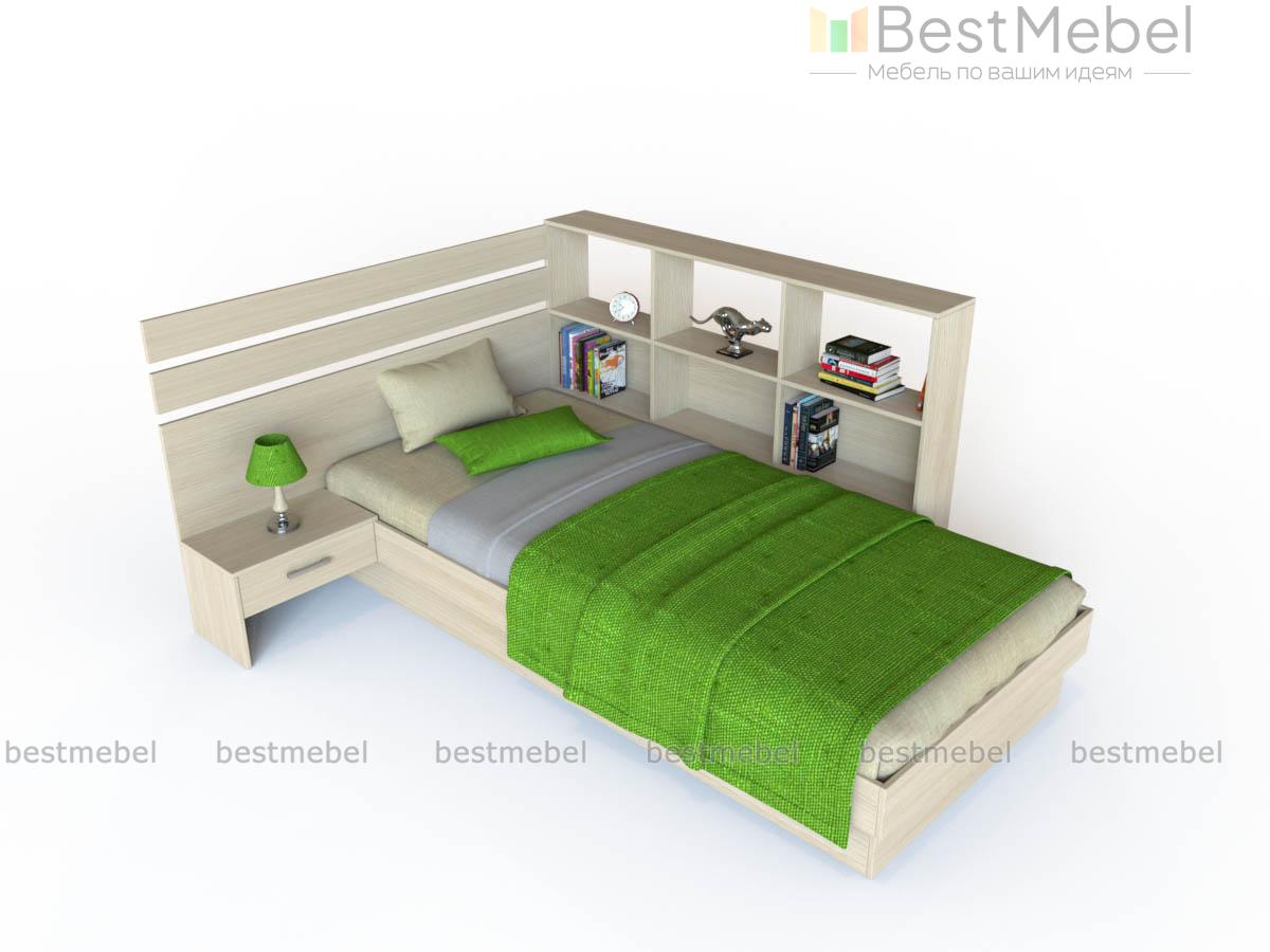 Кровать с полками Молли 41 BMS - Фото