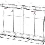 Схема сборки Тумба для класной доски КР-1 BMS