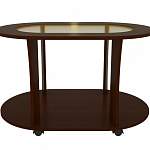 Стол журнальный Доминик 4 со стеклом BMS - Фото 4