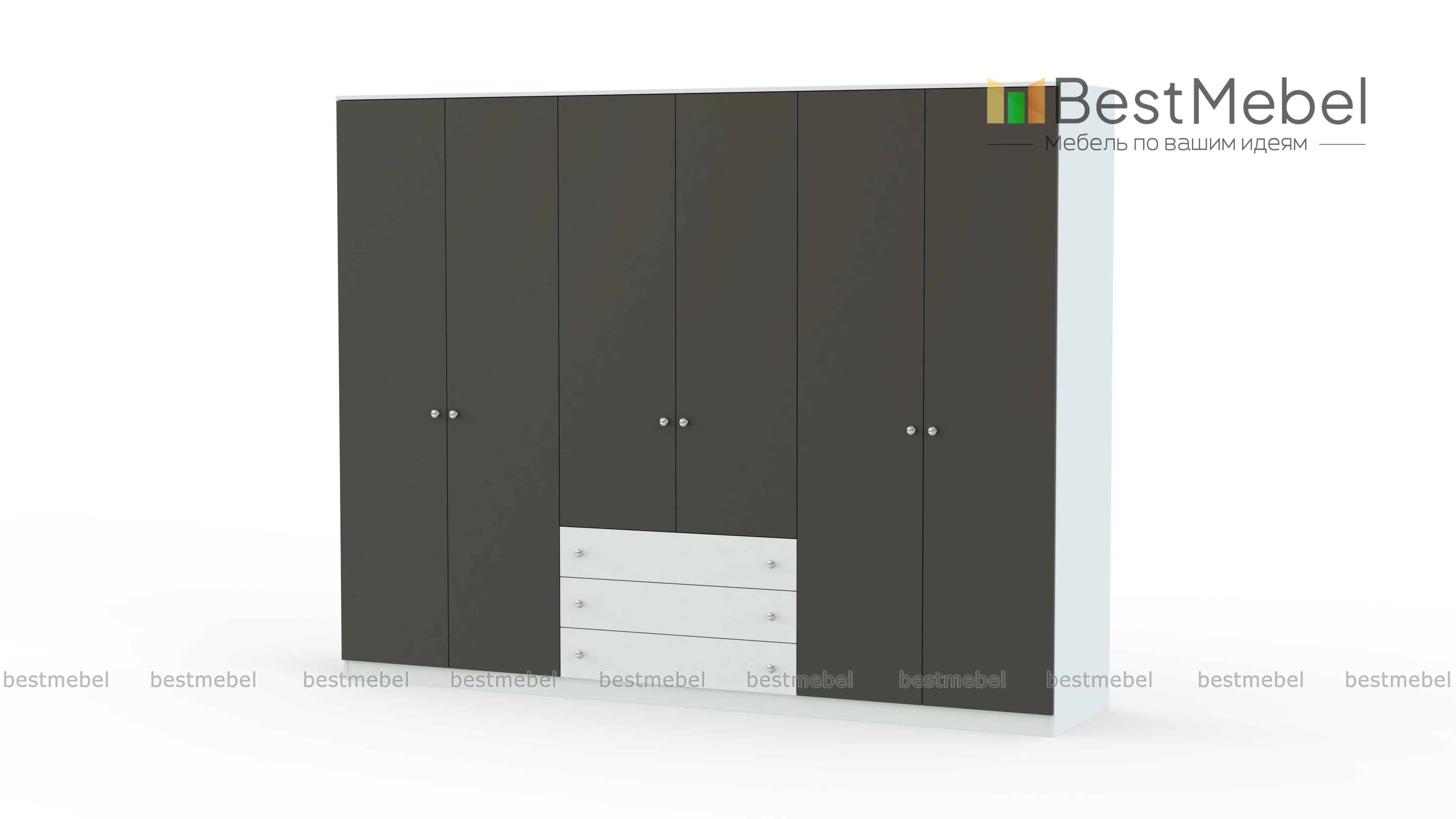 Распашной шкаф Horizont 04 BMS - Фото