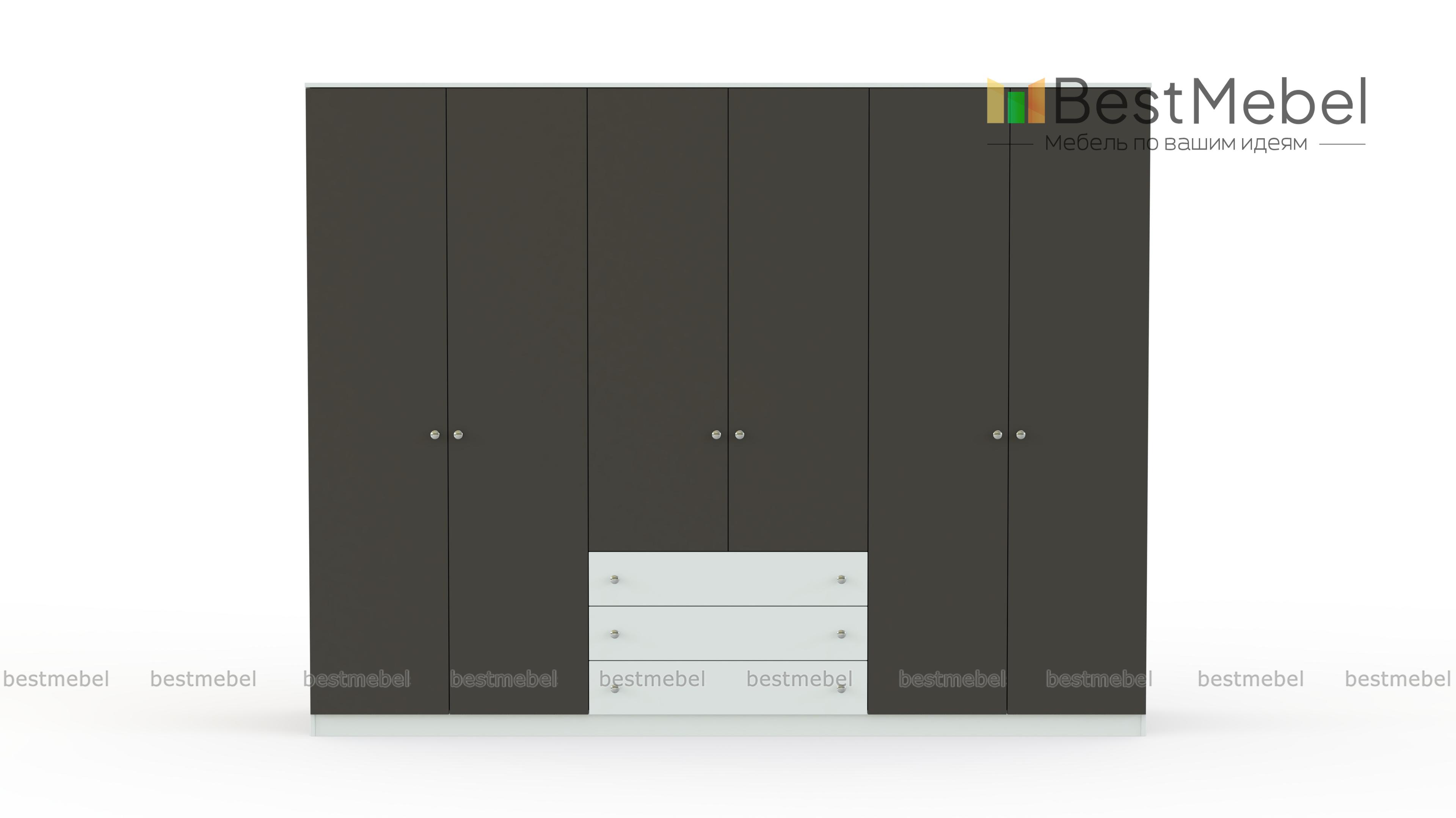 Распашной шкаф Horizont 04 BMS - Фото