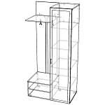 Схема сборки Прихожая ПВ-3 BMS