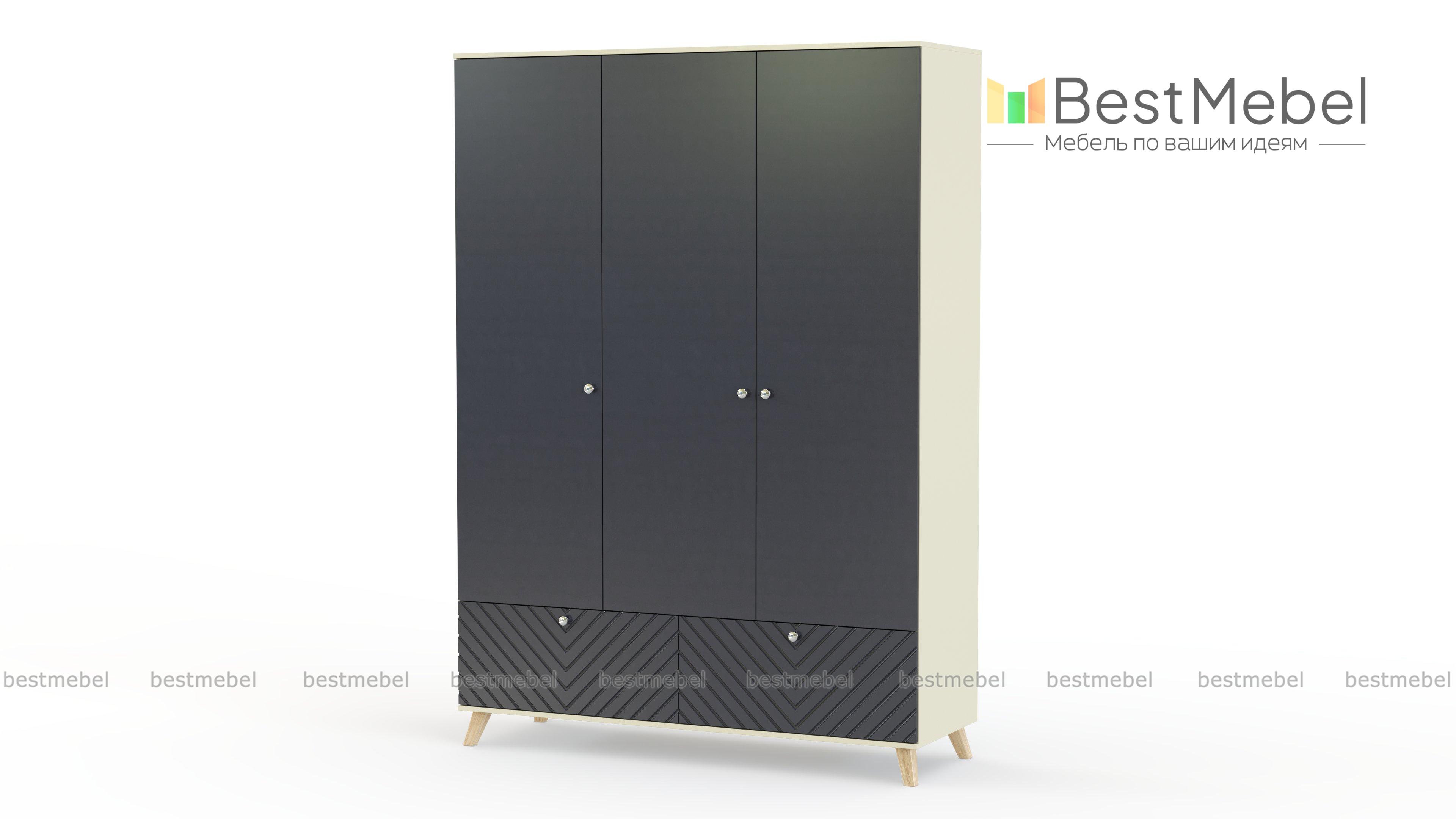 Шкаф распашной Хобарт 22 BMS - Фото