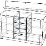Схема сборки Комод Элана К 1 BMS