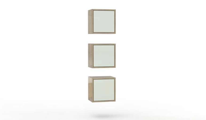 Подвесной шкаф в ванную Фанни 3 BMS - Фото