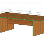 Схема сборки Стол для переговоров Санта 1 BMS