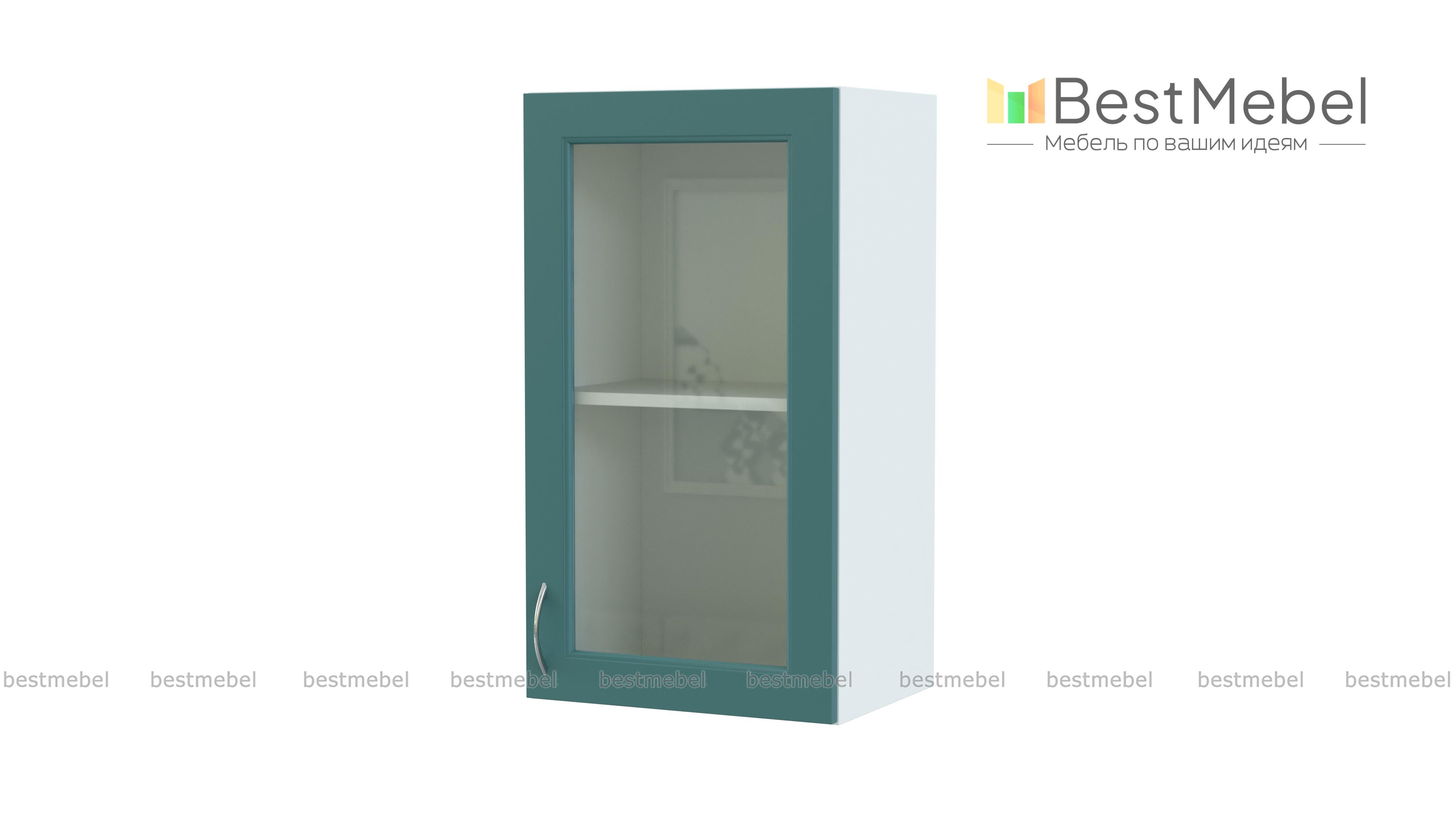 Шкаф-витрина Николь 1 дверь BMS - Фото