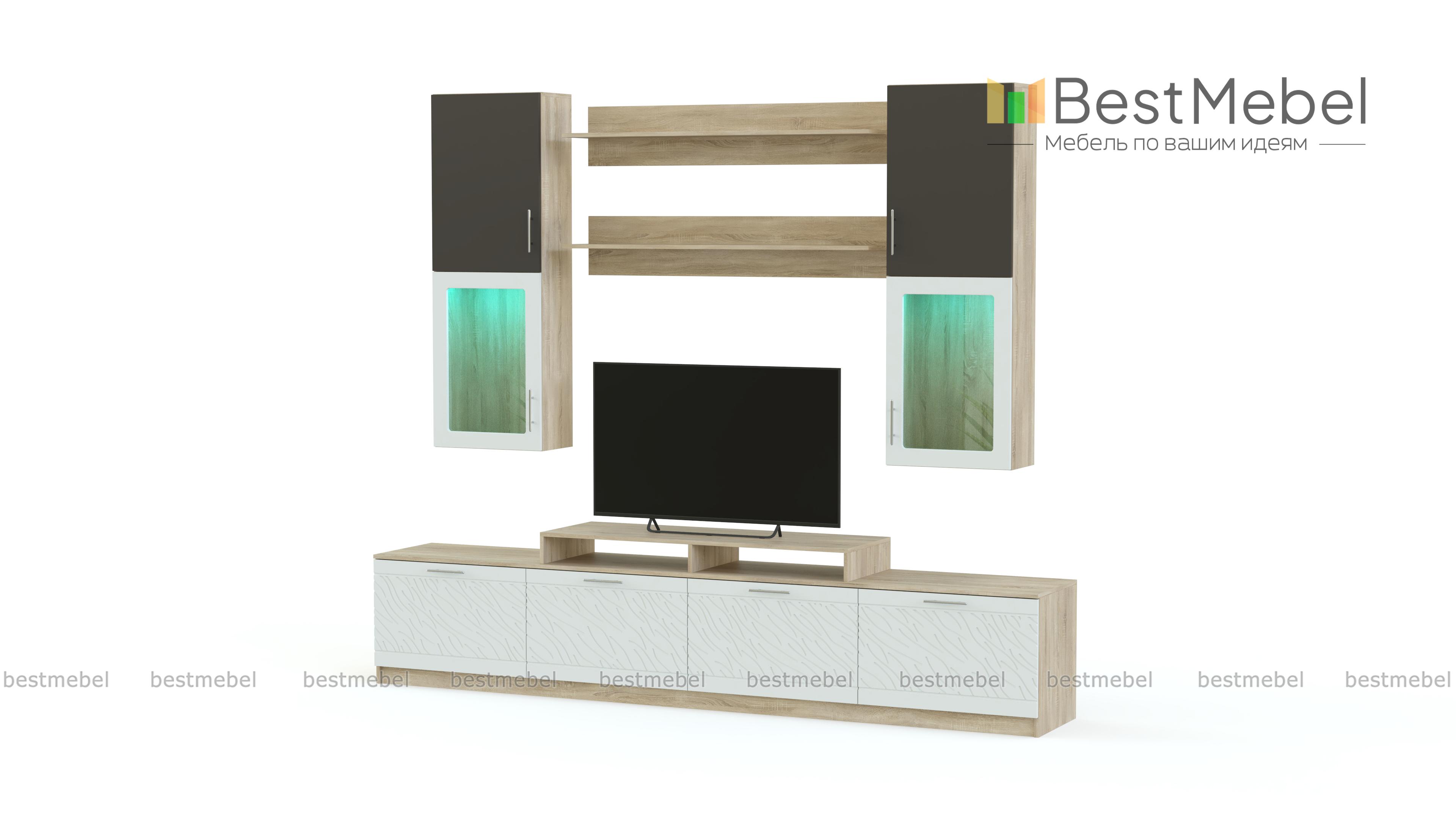 Стенка Вельвет 25 BMS - Фото