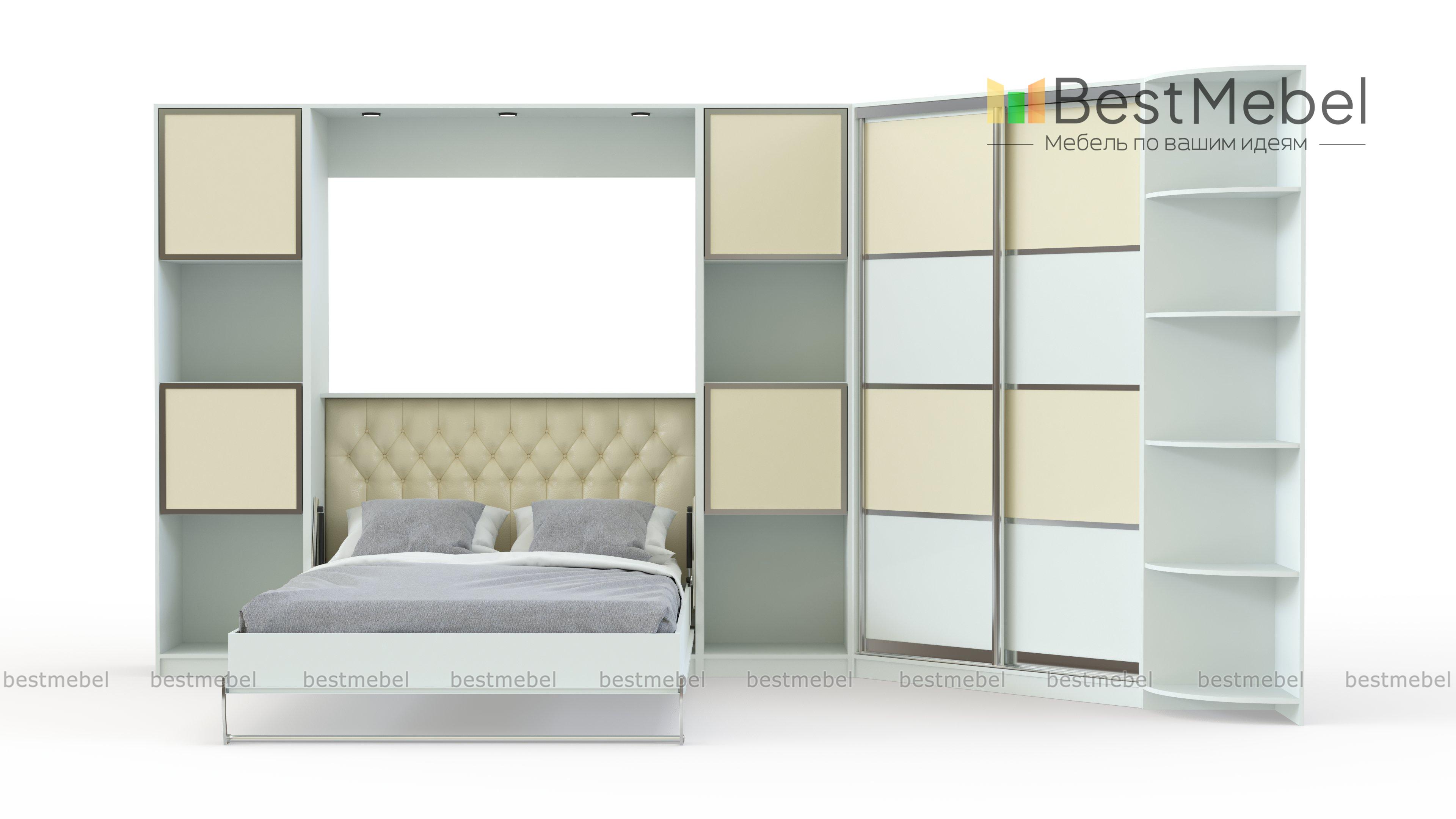 Шкаф-кровать трансформер Клора BMS - Фото