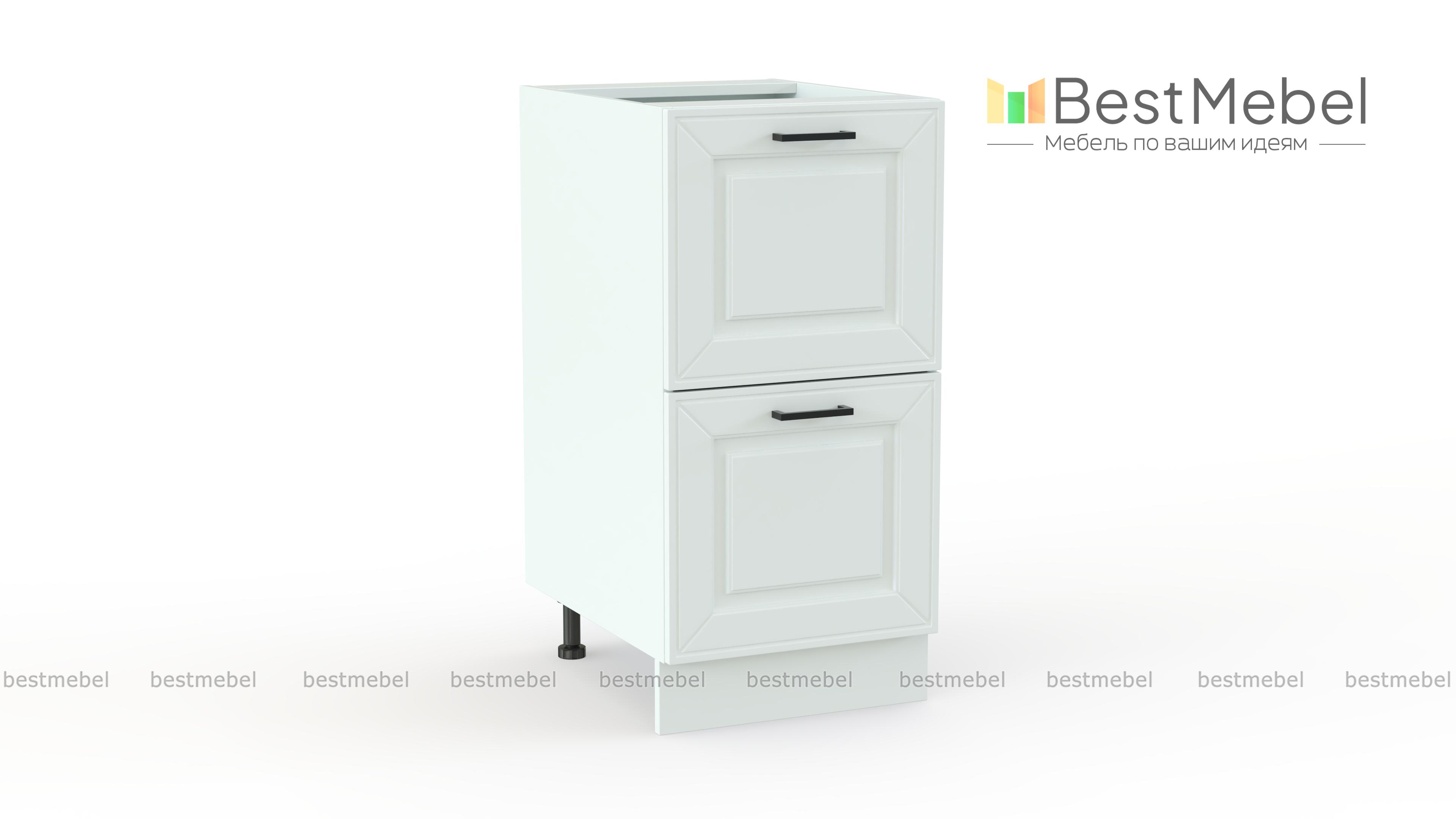 Шкаф нижний 2 ящика Марта BMS - Фото