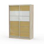 Шкаф-купе двухдверный Стандарт Цветные стекла BMS - Фото 5