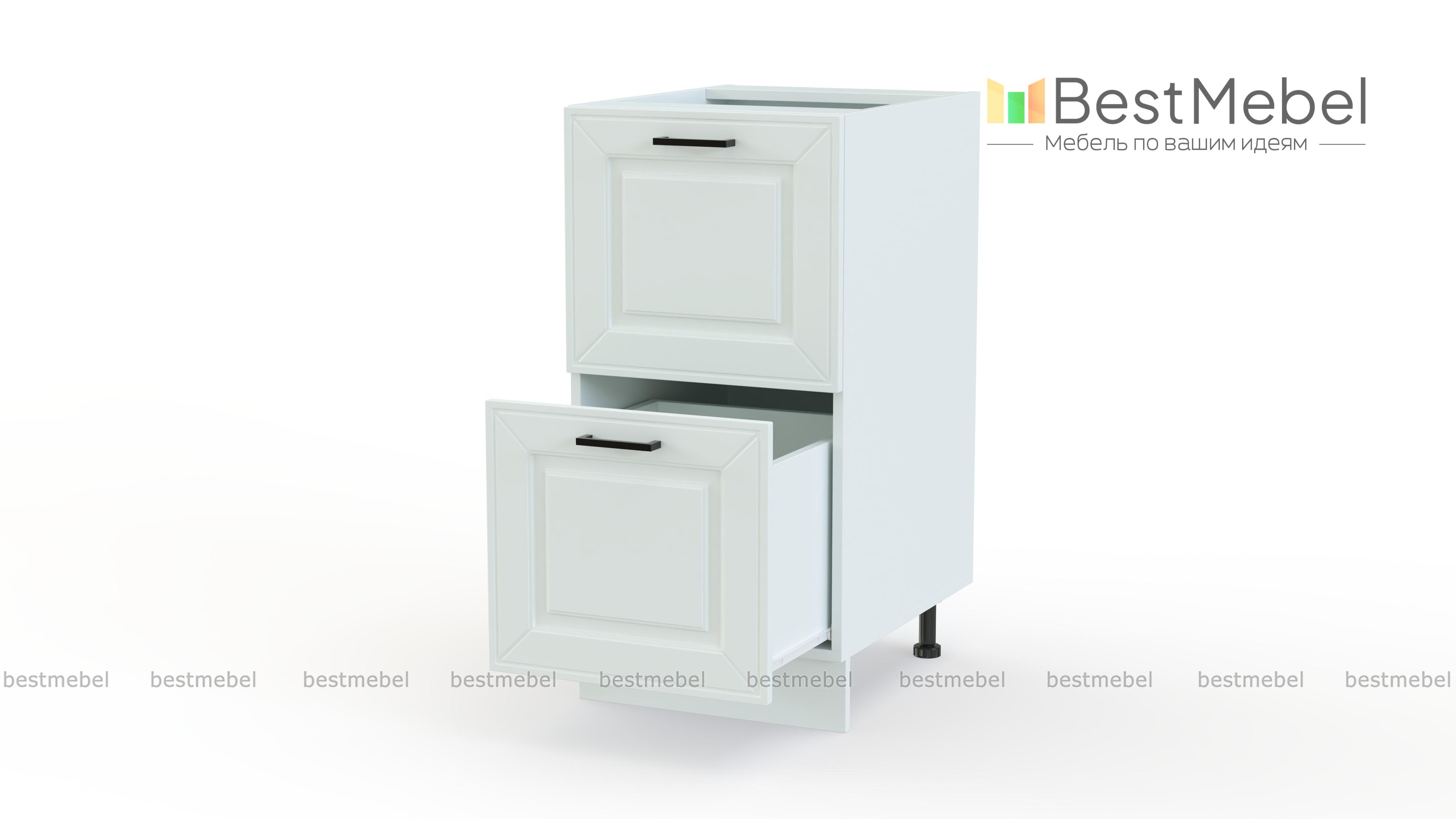 Шкаф нижний 2 ящика Марта BMS - Фото