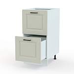 Шкаф нижний 2 ящика Марта BMS - Фото 11