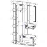 Схема сборки Прихожая Млайн-8 BMS
