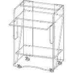 Схема сборки Стол компьютерный Троян 1 BMS