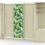 Шкаф-купе Листья 7 BMS - Фото 1