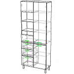 Схема сборки Шкаф распашной Дантес 4 BMS