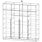 Схема сборки Шкаф распашной Аврил 13 BMS