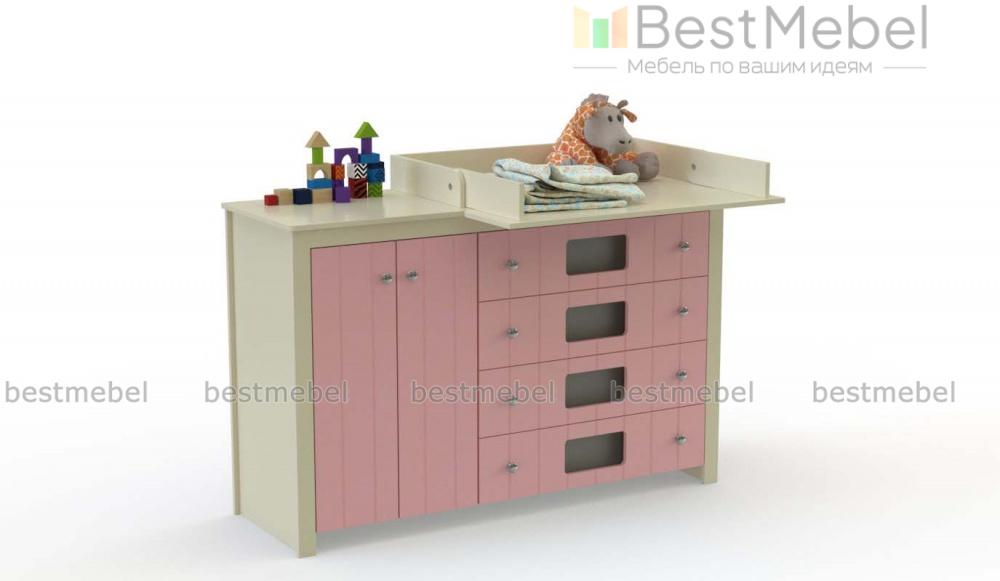 Пеленальный комод Веста Деко 5 BMS - Фото