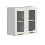 Шкаф верхний 2 двери со стеклом Агава BMS - Фото 8