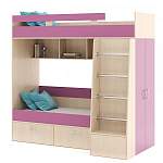 Двухъярусная кровать Белла 6 со шкафом BMS - Фото 10