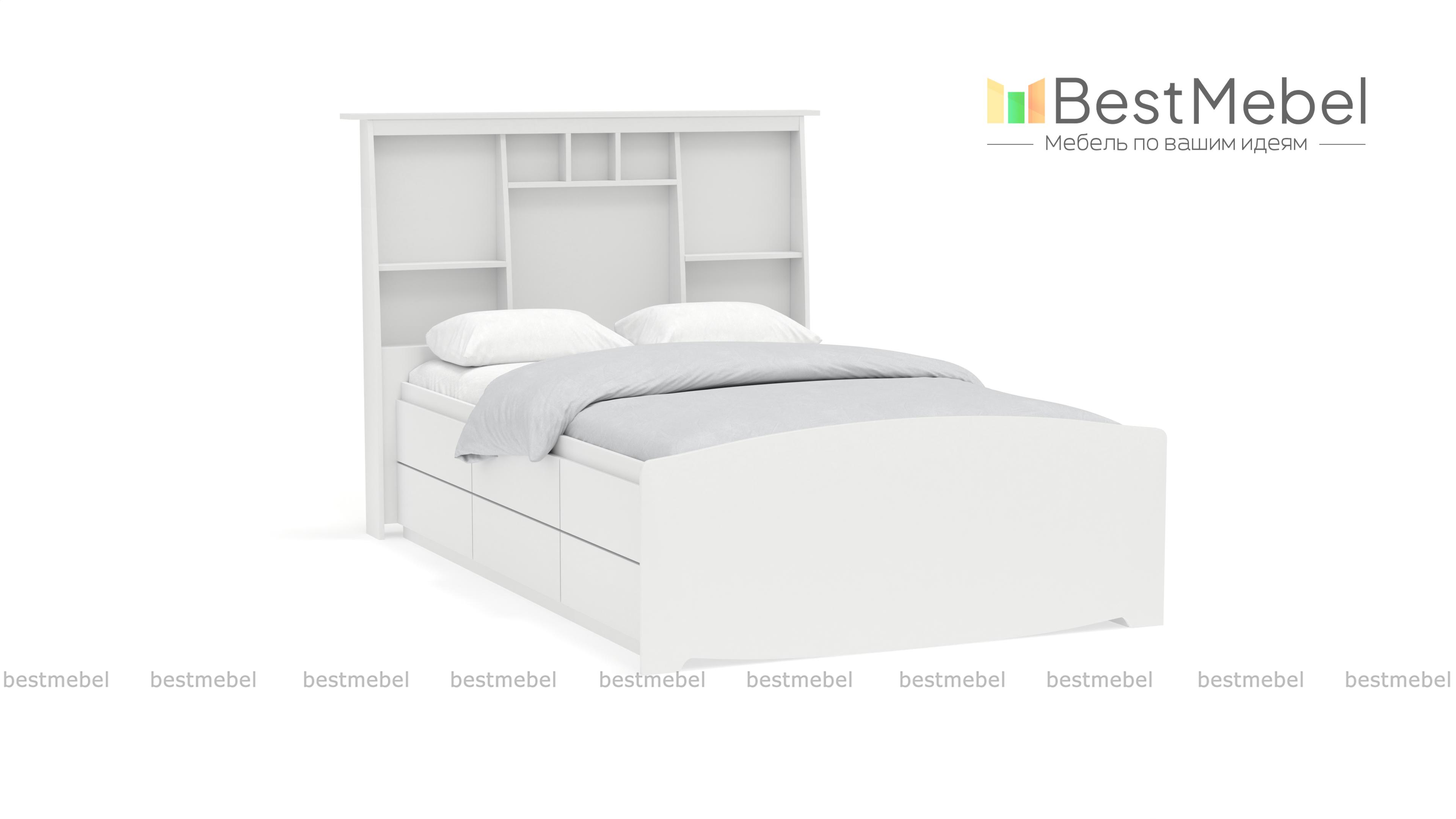 Кровать с ящиком Фанни 9 BMS - Фото