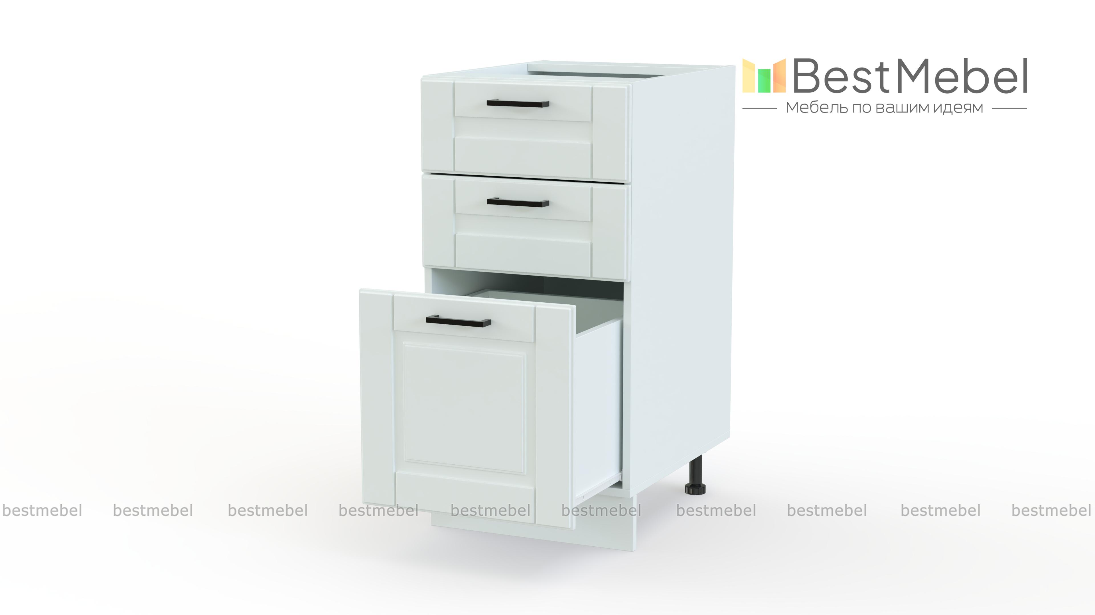 Шкаф нижний 3 ящика Парма BMS - Фото