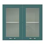 Шкаф навесной витрина Маргарита 2Д BMS - Фото 2