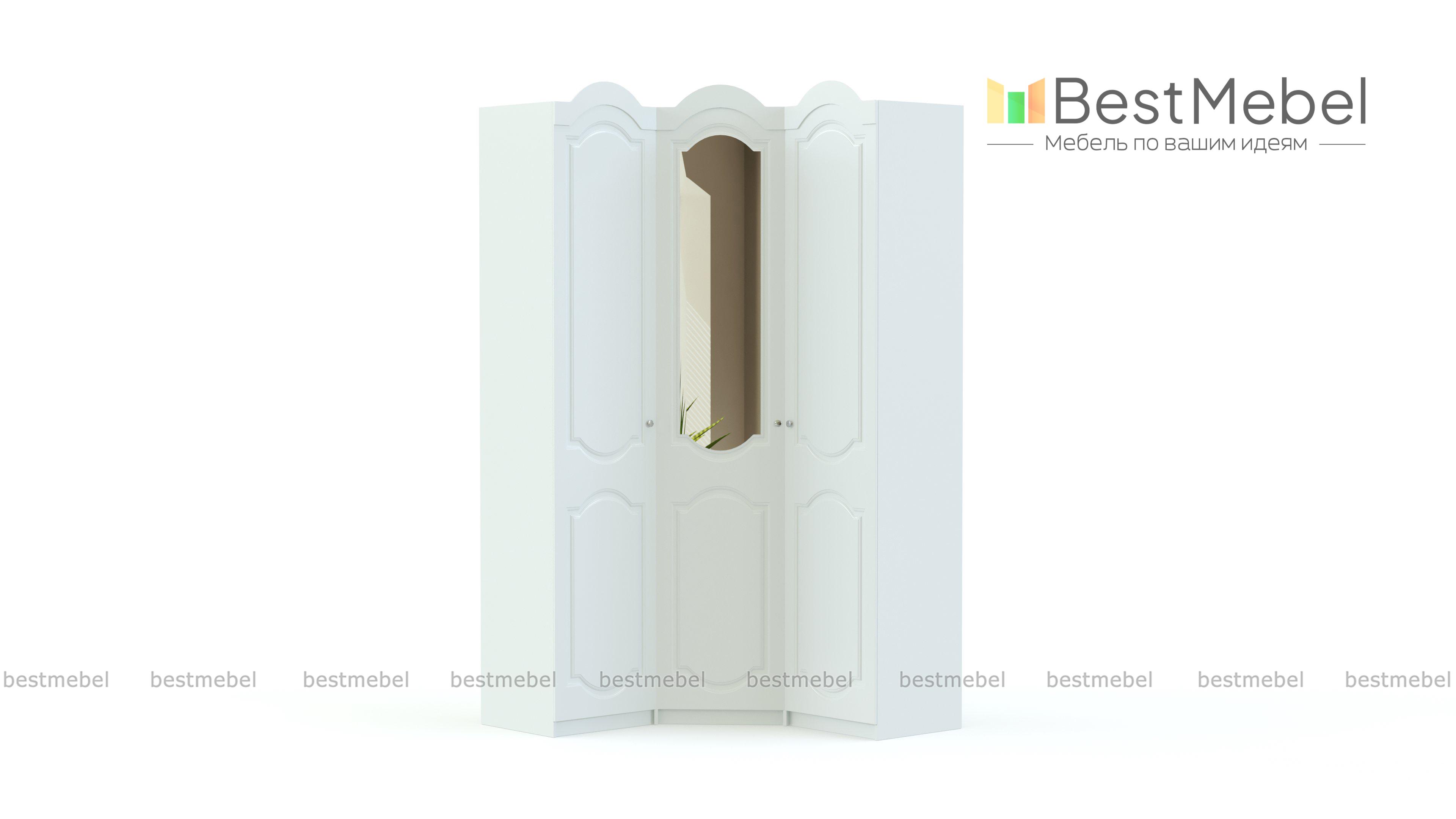 Шкаф угловой Неман Орхидея BMS - Фото