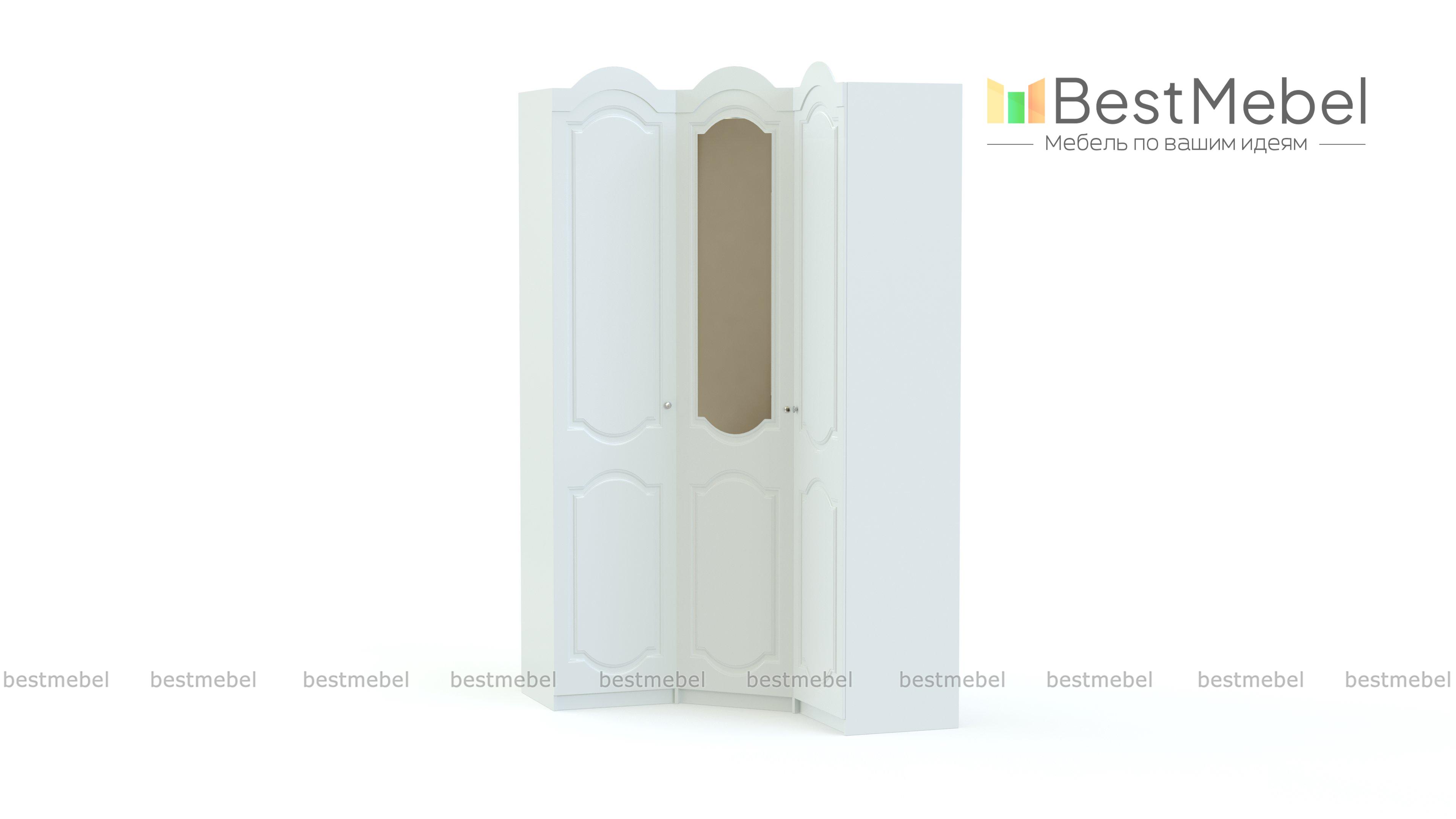 Шкаф угловой Неман Орхидея BMS - Фото