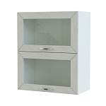 Шкаф антресольный 2 двери со стеклом Агава BMS - Фото 5