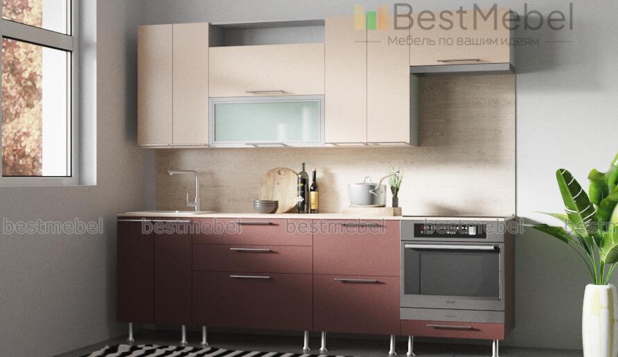 Кухня с барной стойкой Опунция BMS - Фото