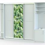 Шкаф-купе Листья 7 BMS - Фото 6