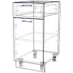 Схема сборки Шкаф нижний с ящиком и дверью Марта BMS